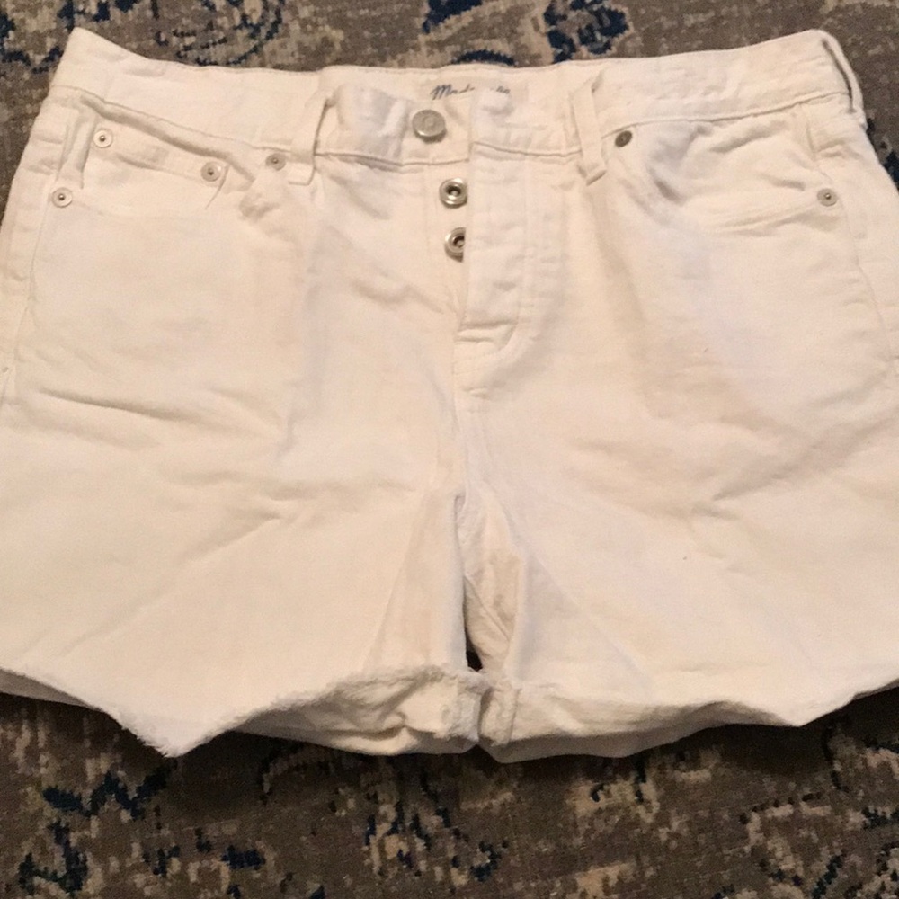 Madewell cut off jean shorts